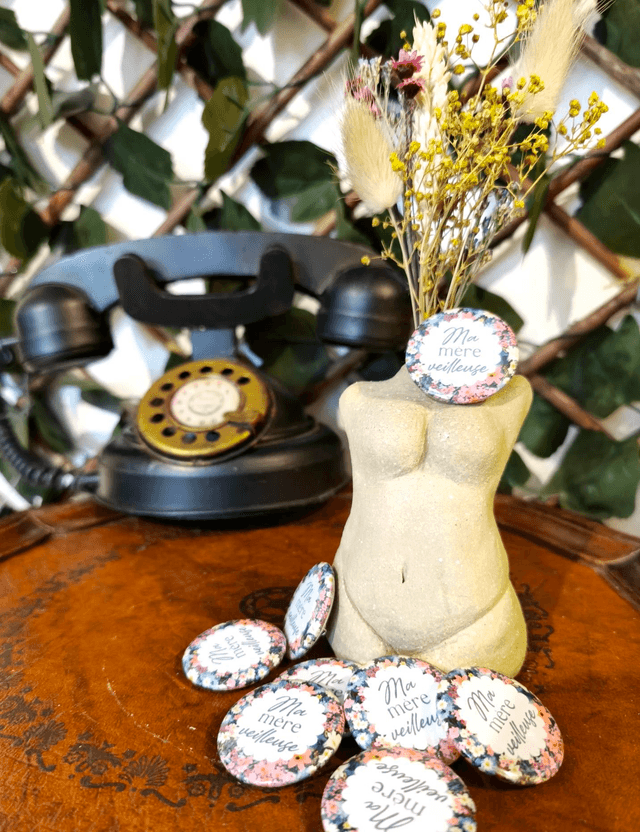 Badge "Ma mère veilleuse"