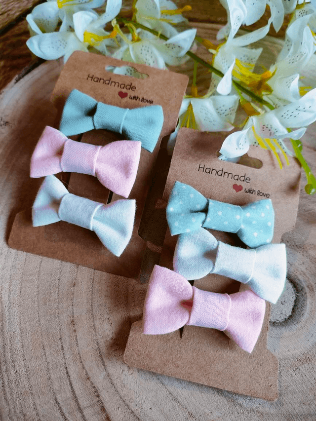 Trio barrettes 5cm - pinces crocodile