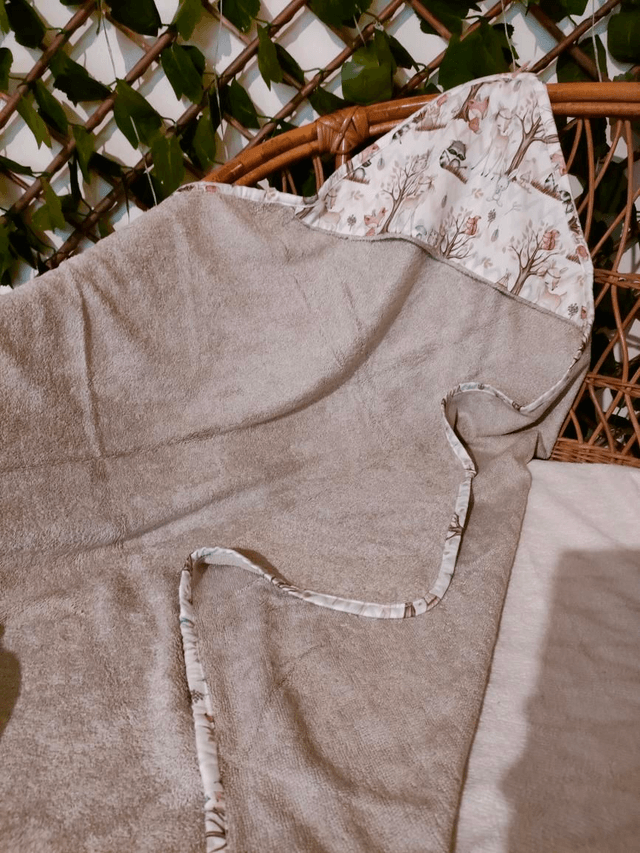 Sortie de bain carrée - Personnalisable 