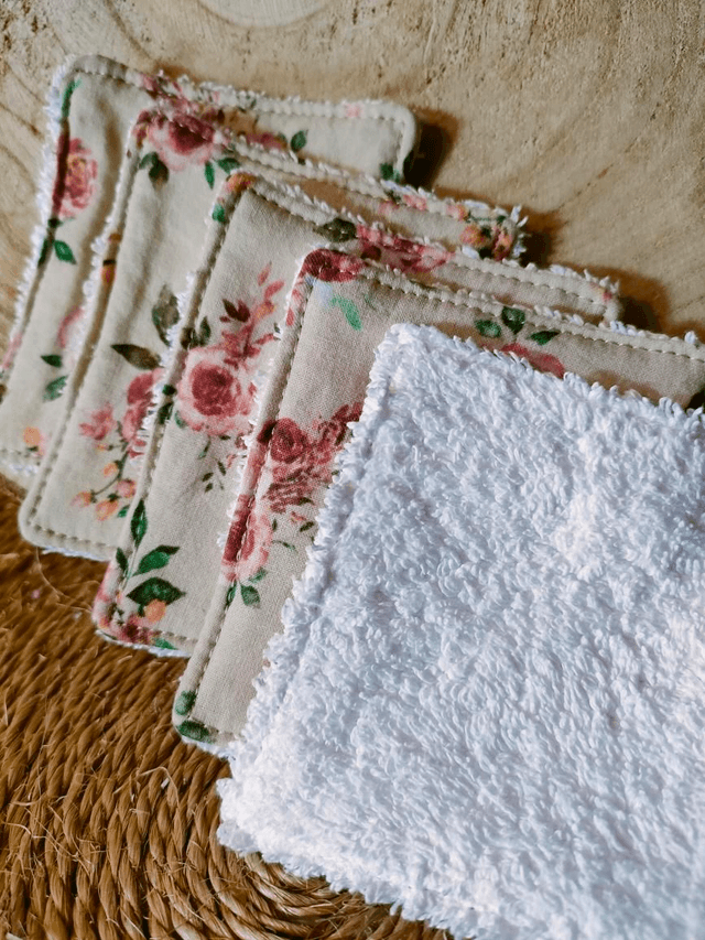 Lot de 5 lingettes thème forêt et brique 