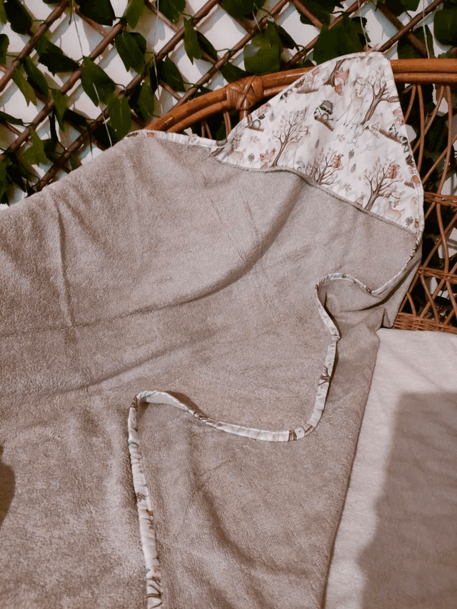 Sortie de bain carrée - Personnalisable 